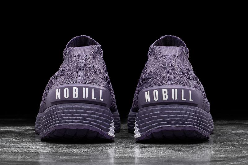 Purple Nobull Nightshade Knit Runner Men's Running Shoes | CA N1065W